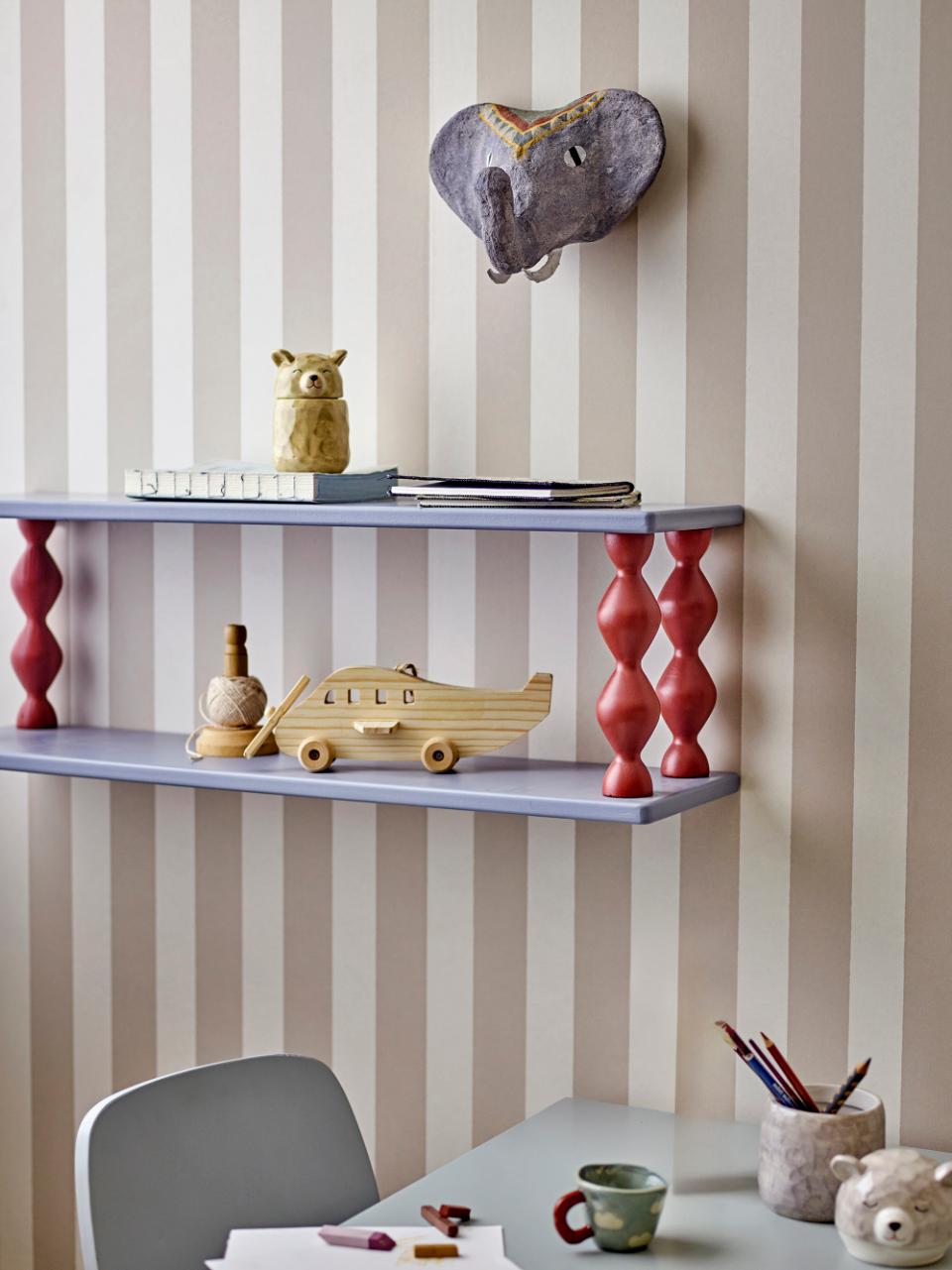 Bloomingville Bibiola hylla 80x26 cm Blå