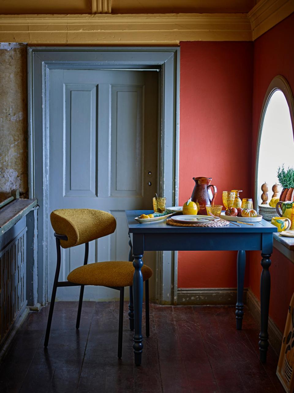 Bloomingville Bassy matbord Blå