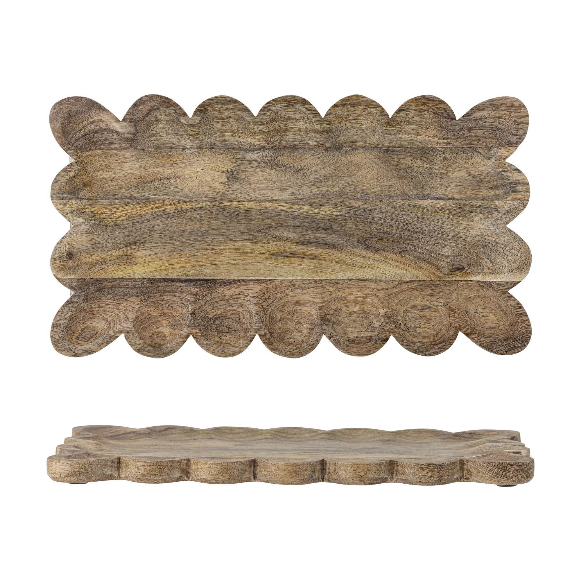 Bloomingville Kallo Serveringsbricka Natur Mango 44,5x24,5 cm (OKT)