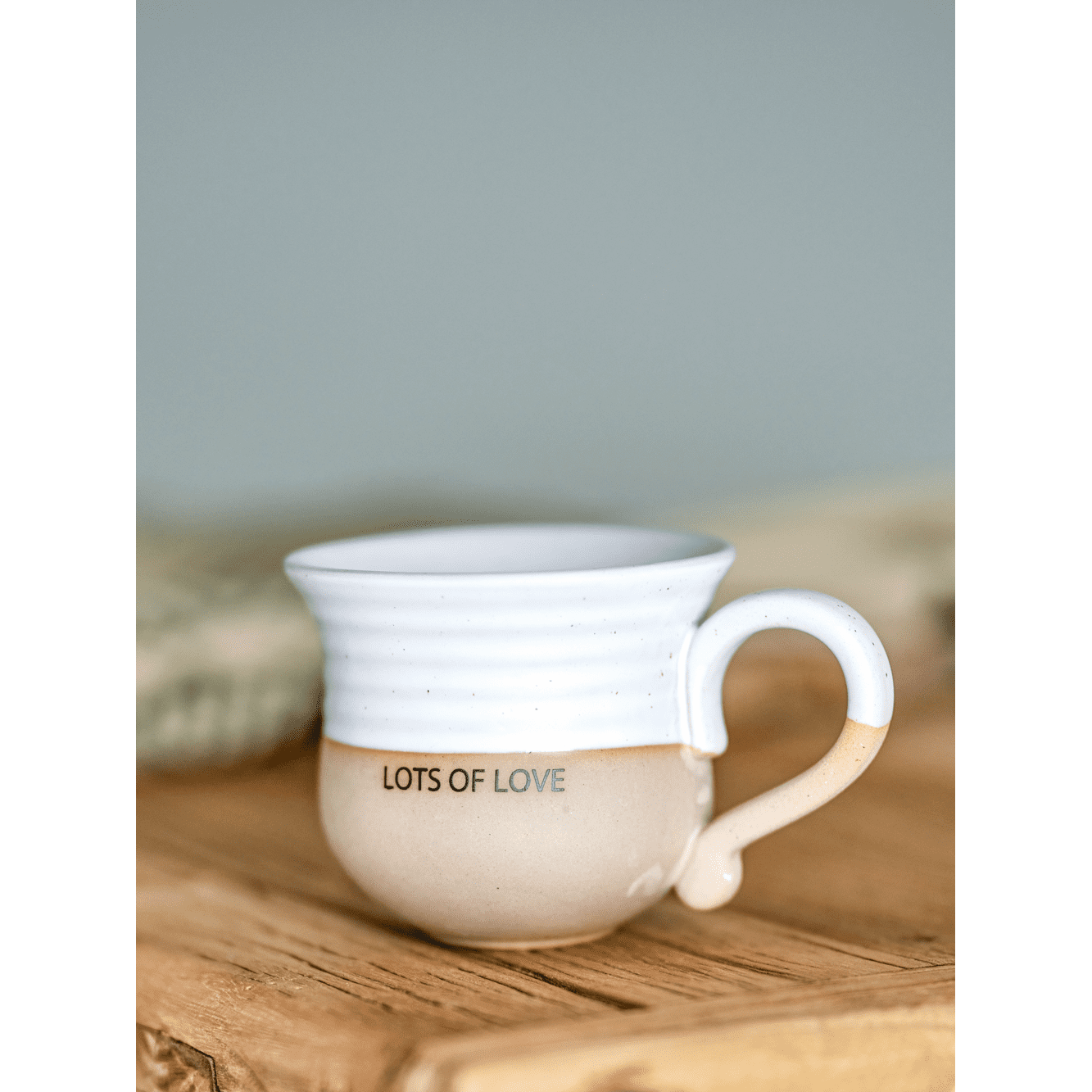 Bloomingville Claire Kopp Vit Stengods 45 cl