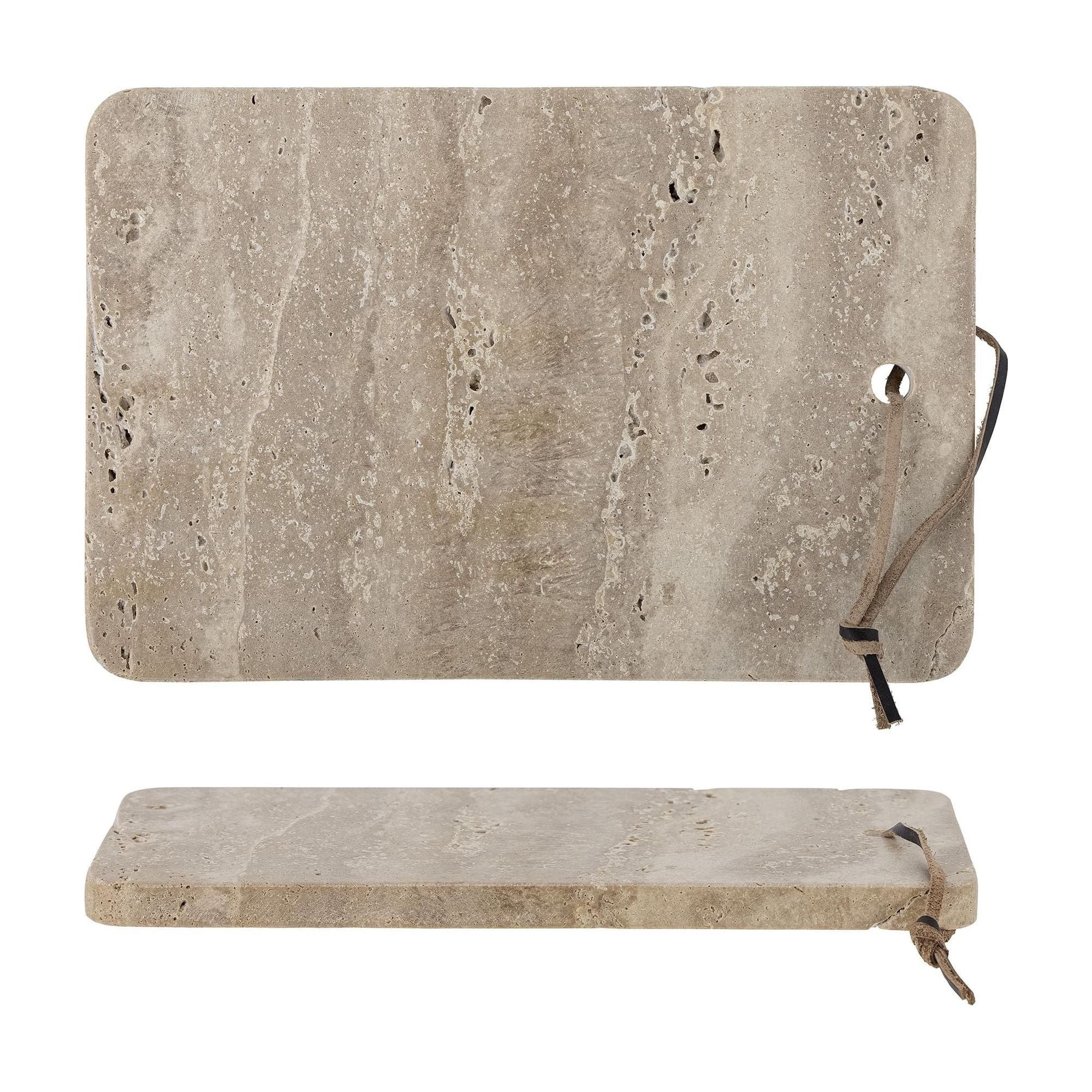 Bloomingville Izabel Skärbräda Natur Travertin 30,5x20,5 cm