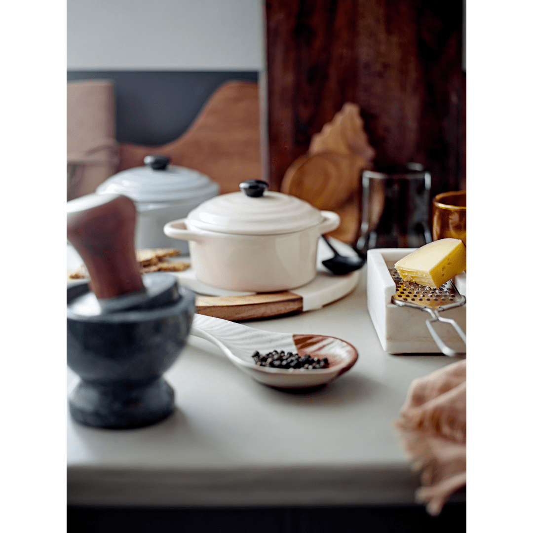 Bloomingville Thanos Ugnsform Med Lock Grå Stengods 32 cl