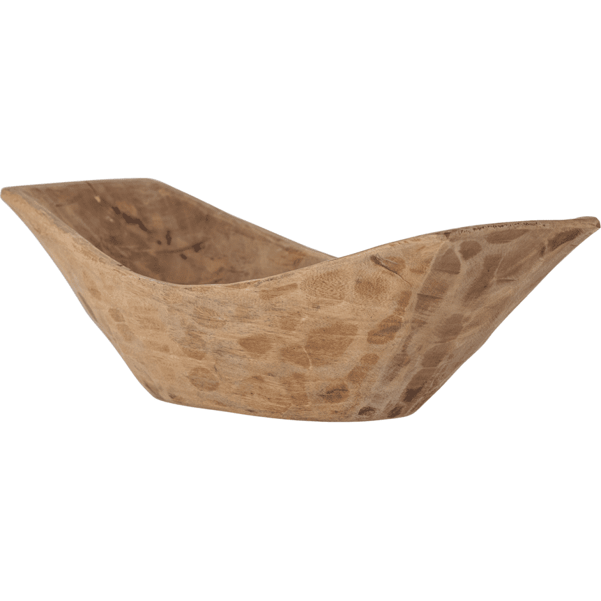 Bloomingville Fadia Skål Natur Mango 49,5x23 cm
