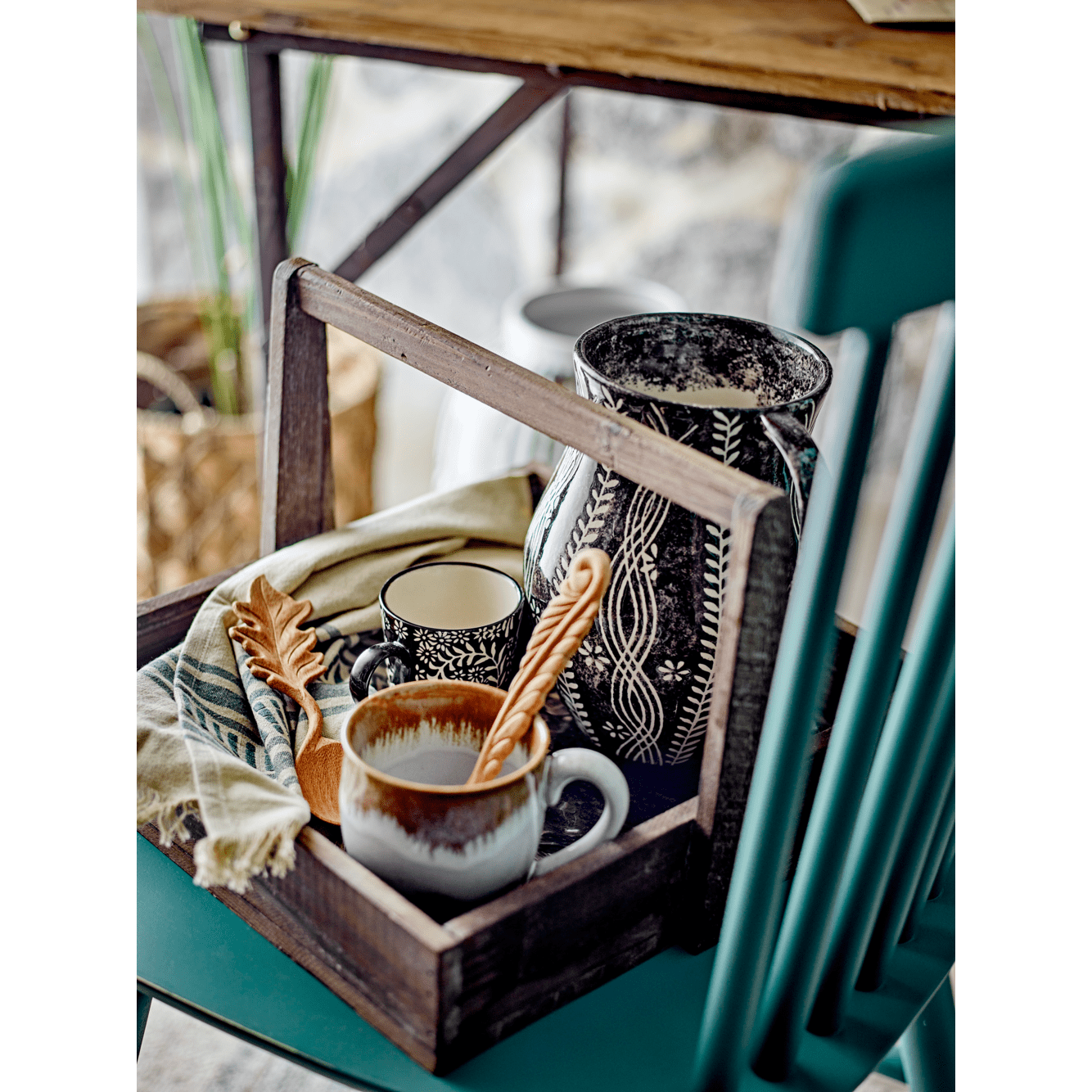 Bloomingville Aswan Kanna Svart Stengods 2,3 l