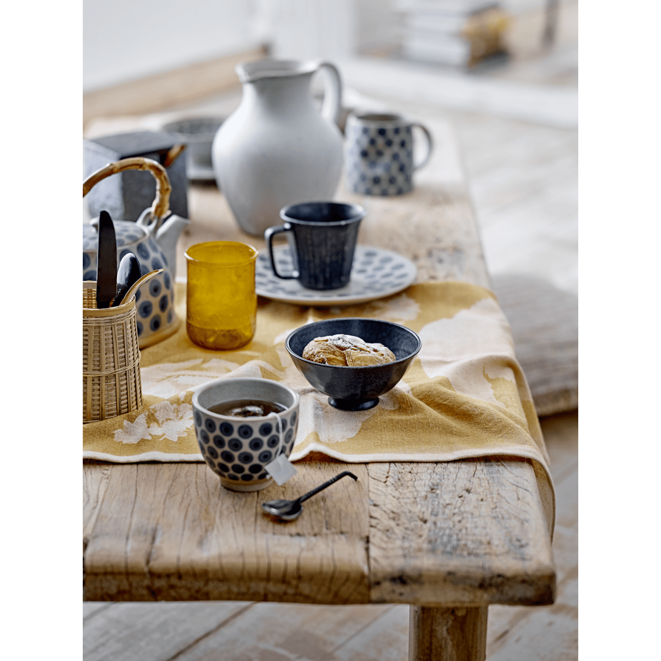 Bloomingville Celleste Kökshandduk Gul Bomull 2 st