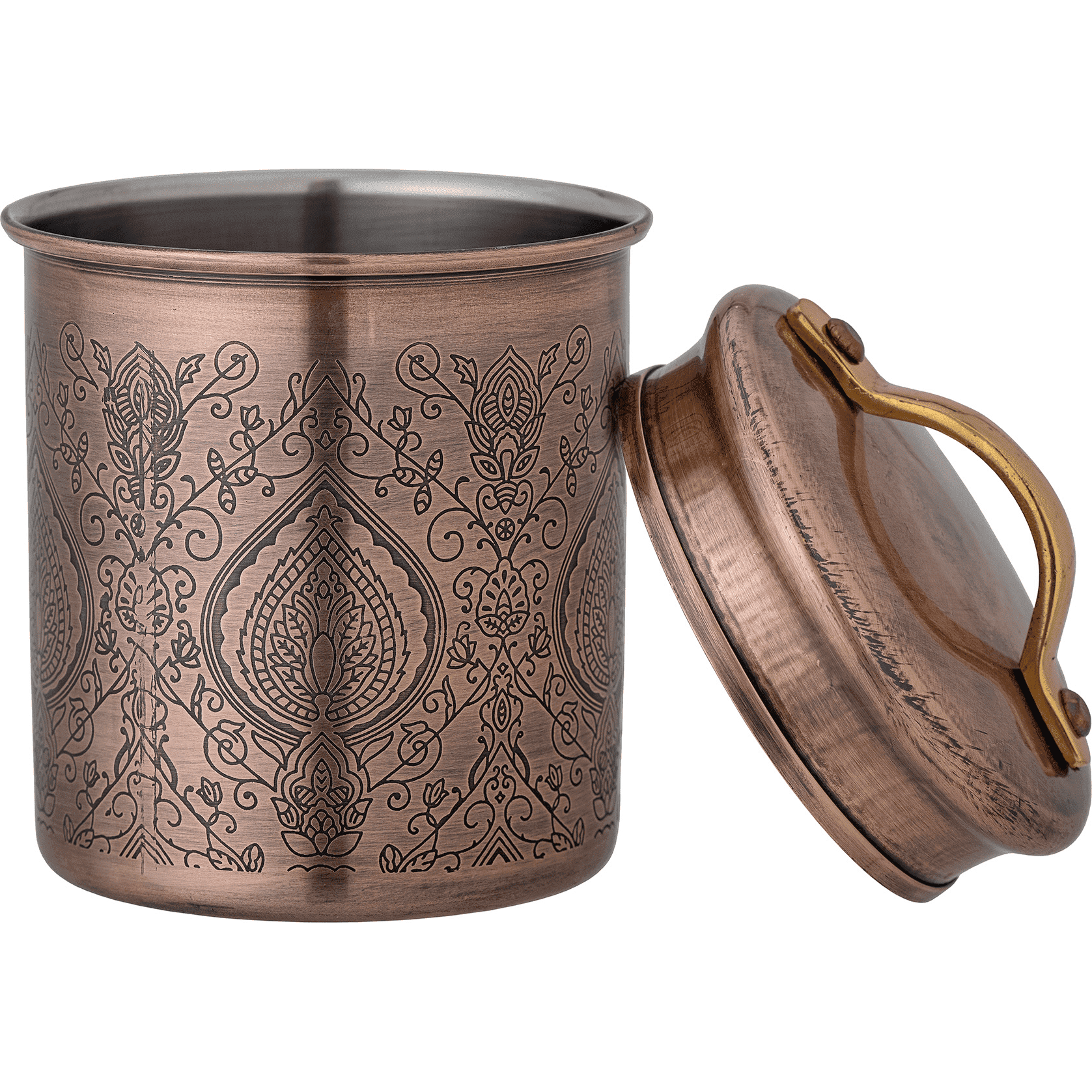 Bloomingville Saralin Burk m/Lock Koppar Rostfritt Stål