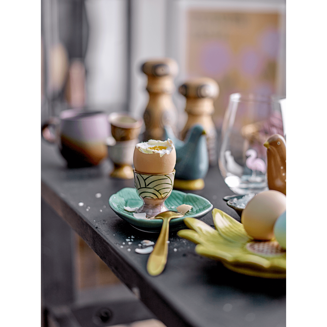 Bloomingville Vincent Äggkopp Brun Stengods 3 st