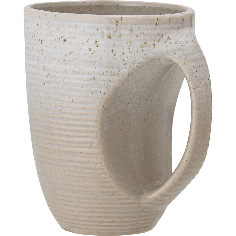 Bloomingville Taupe Mugg Grå Stengods 55 cl
