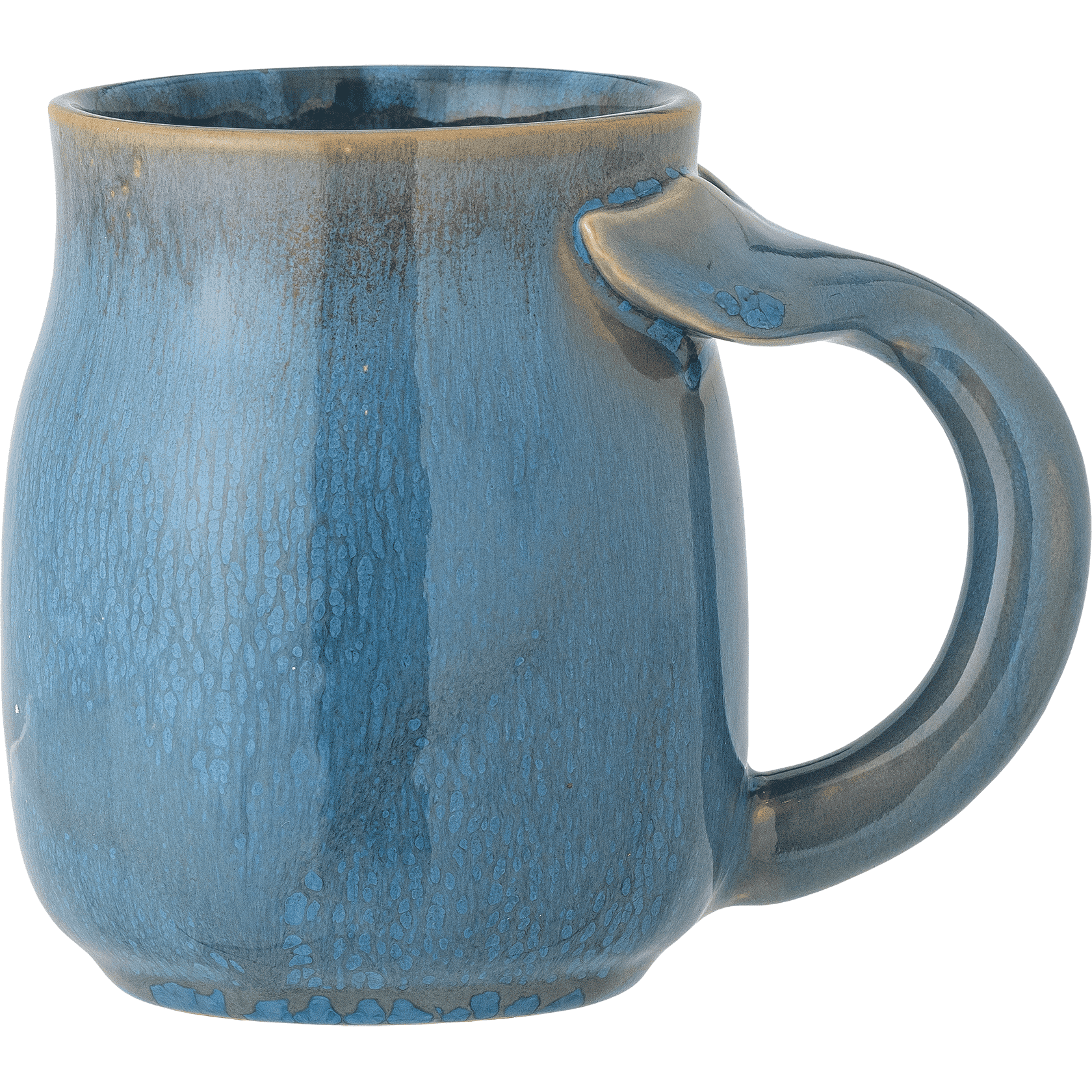 Bloomingville Rinat Mugg Blå Stengods 55 cl