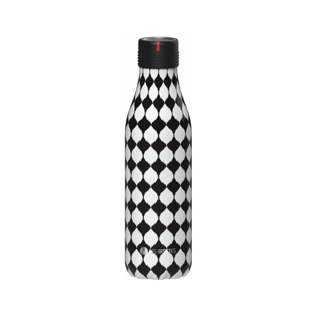 Les Artistes Bottle Up Termoflaska 50 cl Svart/Vit