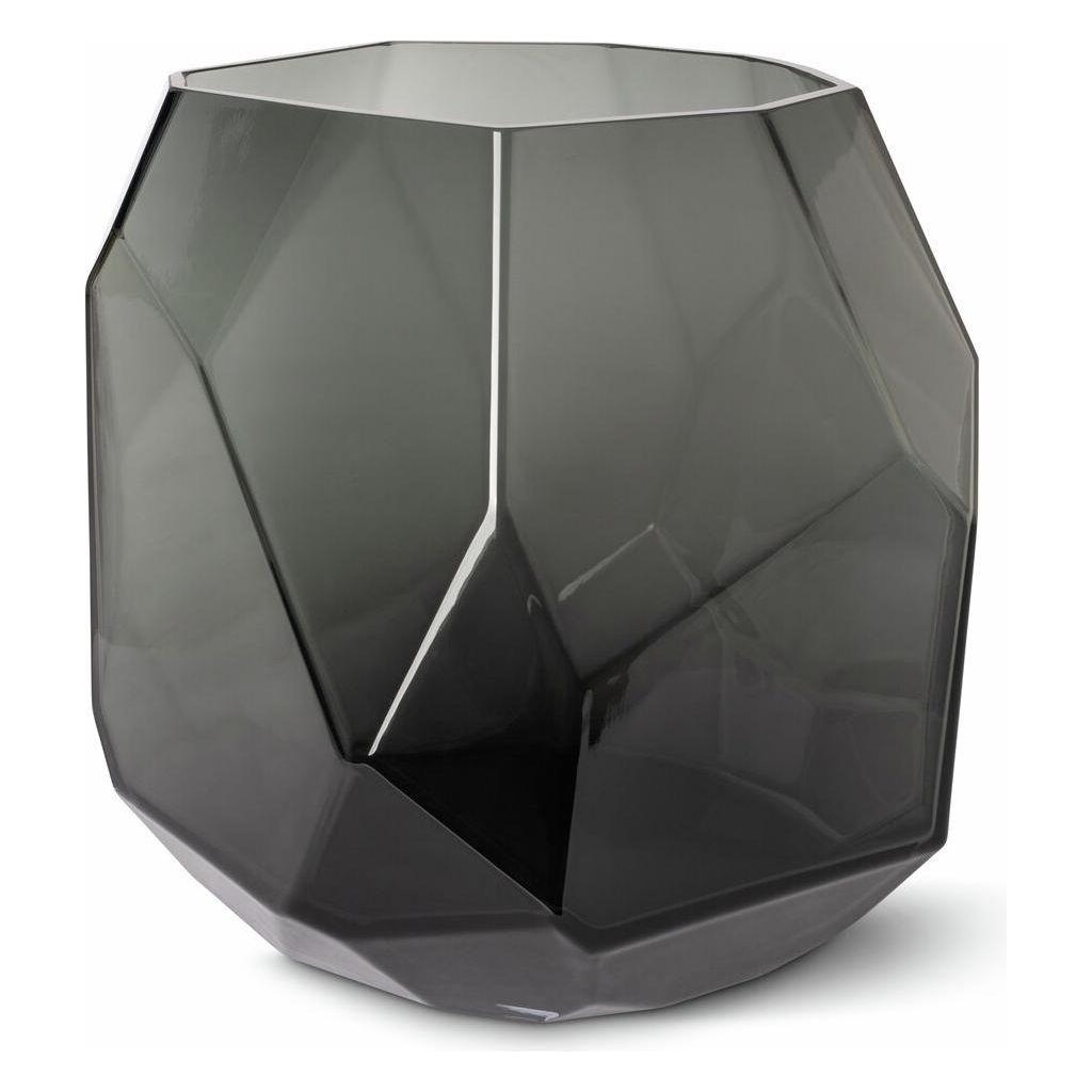 Magnor Iglo Ljuslykta / Vas 22 cm Ash Svart