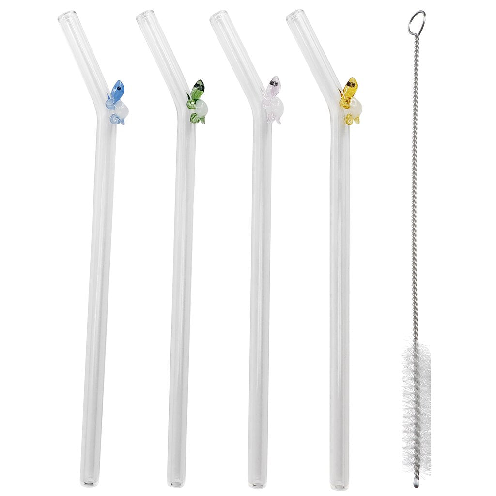 Modern House Fun Sugrör 4-pack