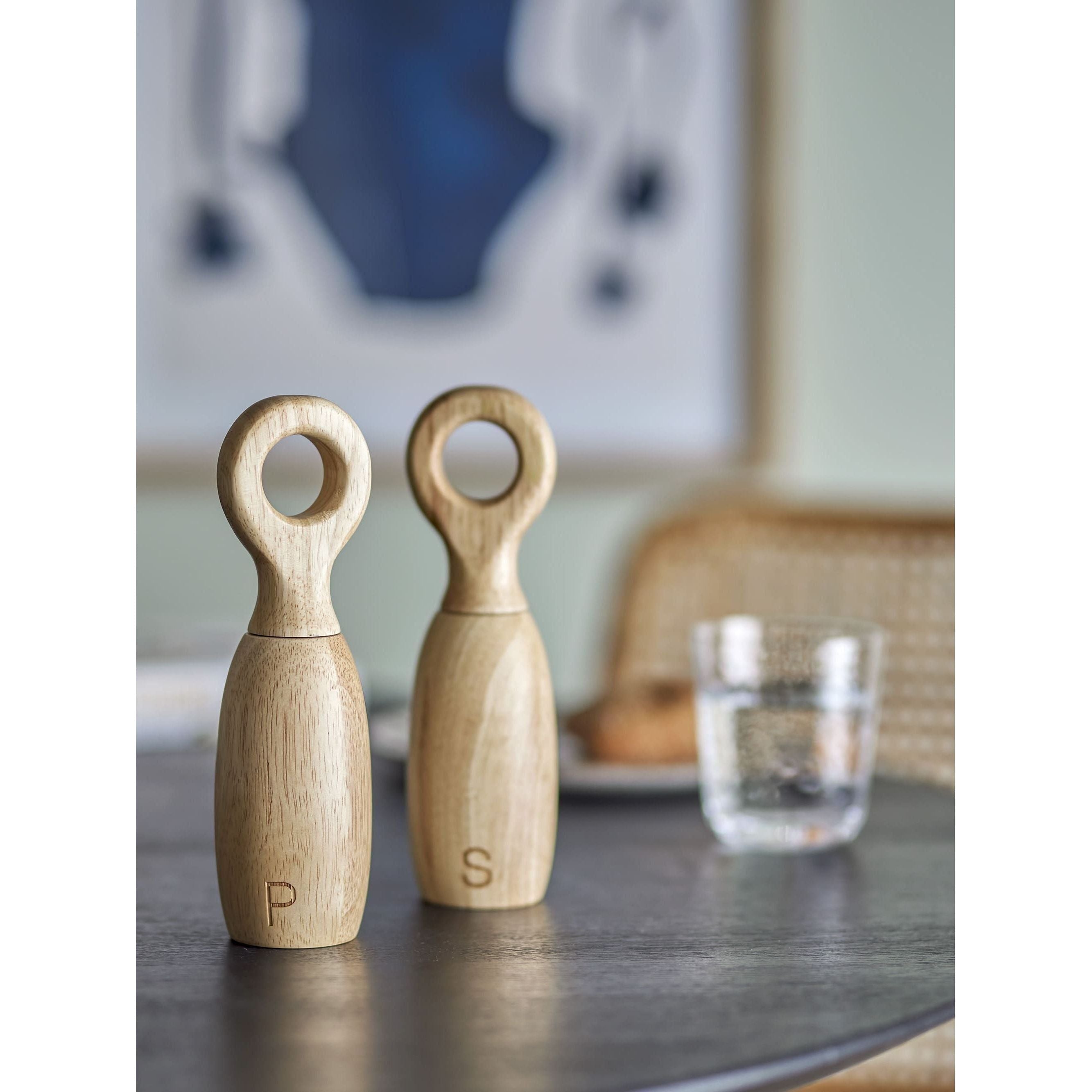 Bloomingville Martim Salt & Pepparkvarn Natur Gummiträ