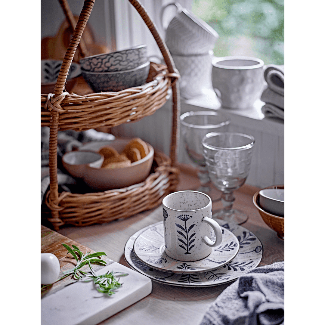 Bloomingville Leonie Mugg Blå Stengods 19,5 cl