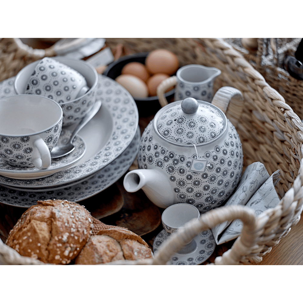 Bloomingville Elsa Pastatallrik Grå Stengods Ø28 cm