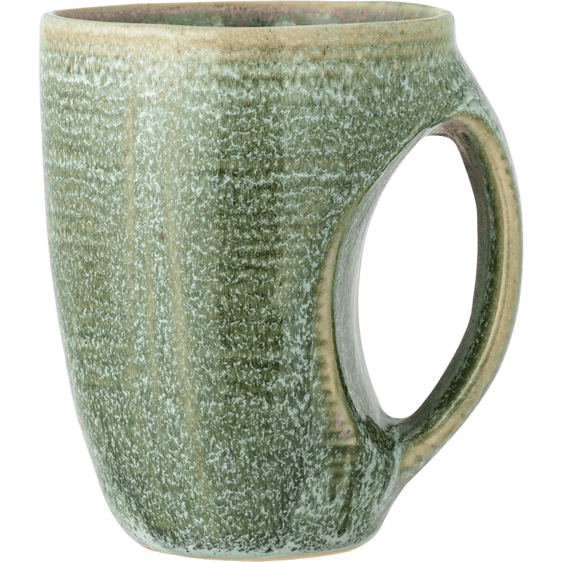 Bloomingville Aura Mugg Grön I Stengods 0.5 l