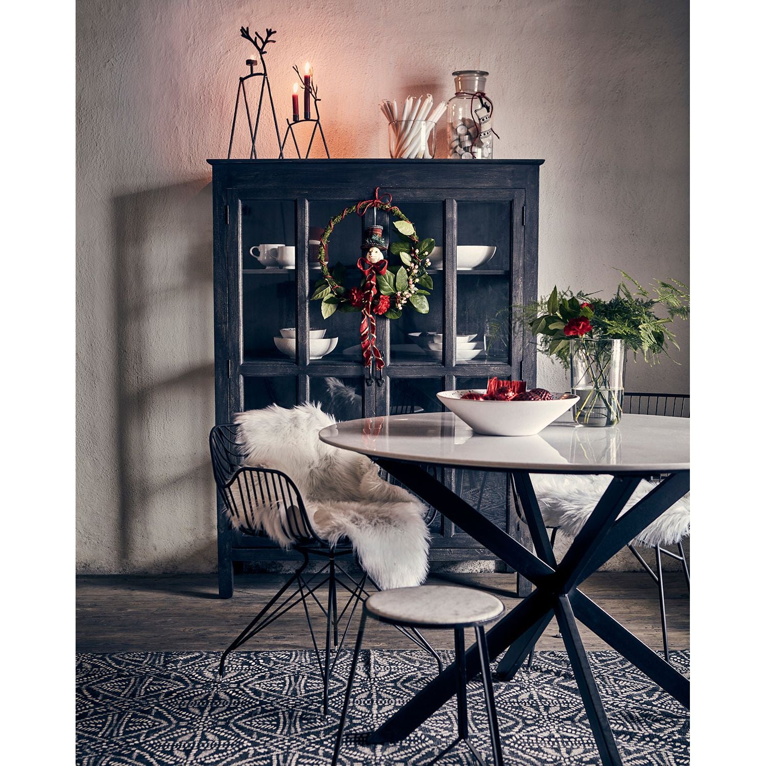 Affari of Sweden OH DEER Värmeljushållare S, Rost/mässingsfärgad