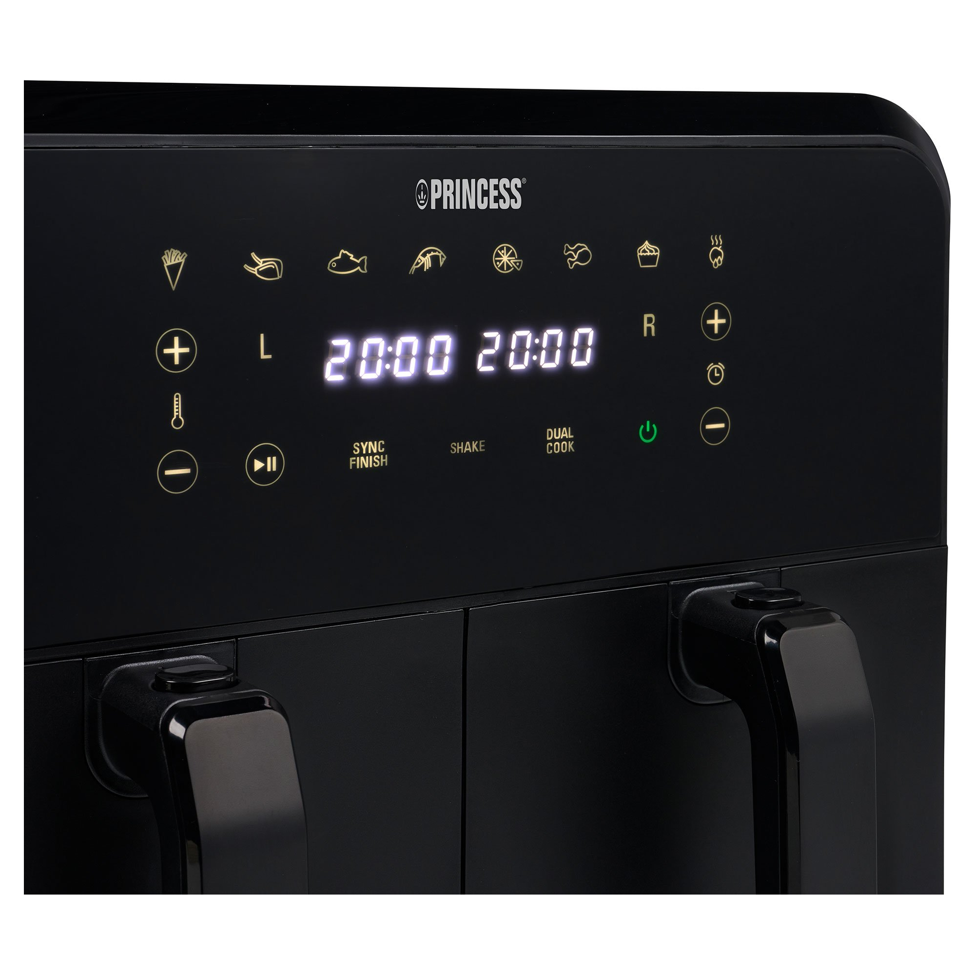 Princess Airfryer Dubbel 2X4l 2400W 1802074 Digital
