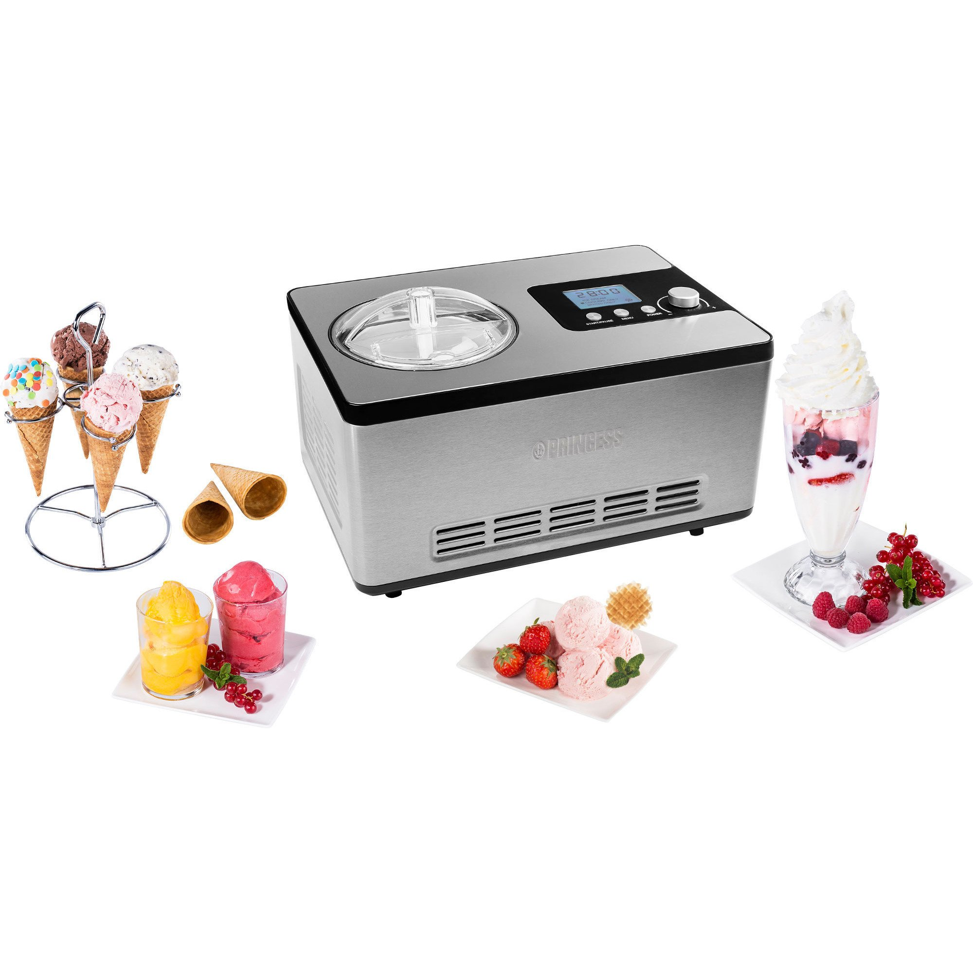 Princess Glassmaskin Kompressor 2l LCD