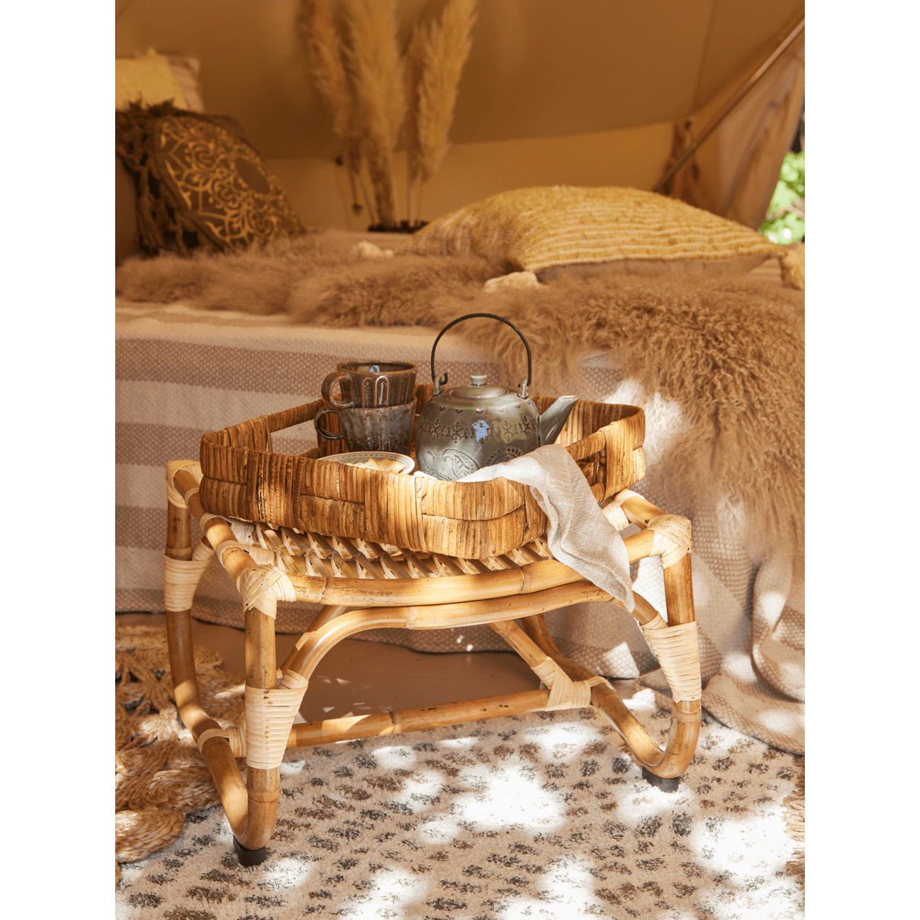 Bloomingville Diann Bricka Brun 2 Pack