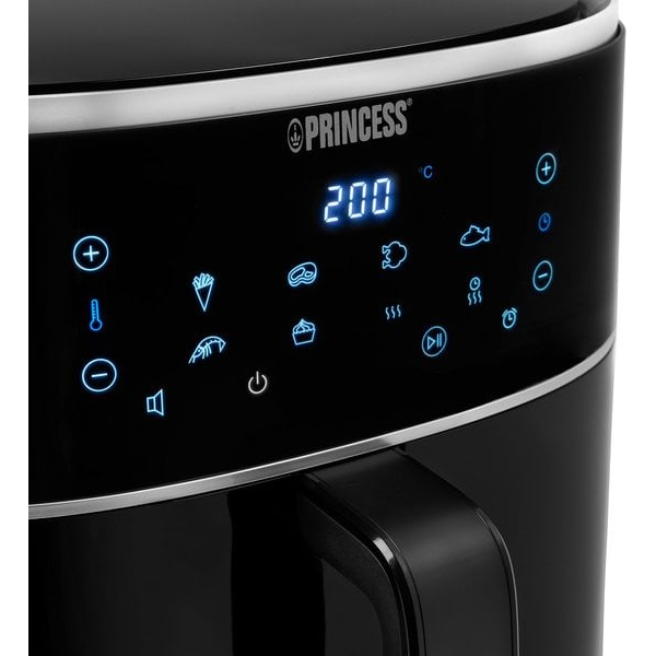 Princess Digital Varmluftsfritös 8 liter Svart
