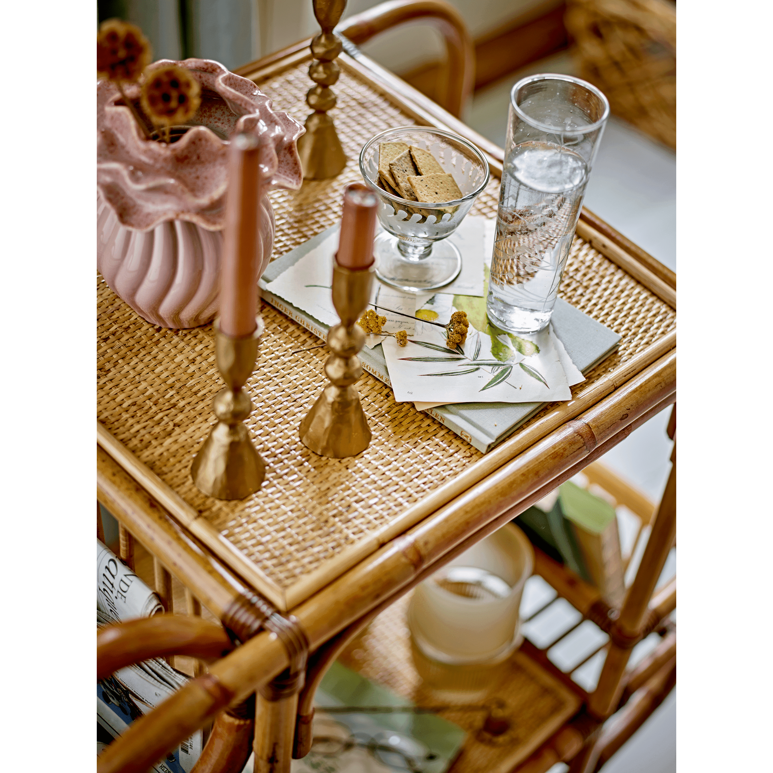 Bloomingville Rika Bowl Klar Återvunnet Glas 8 cm