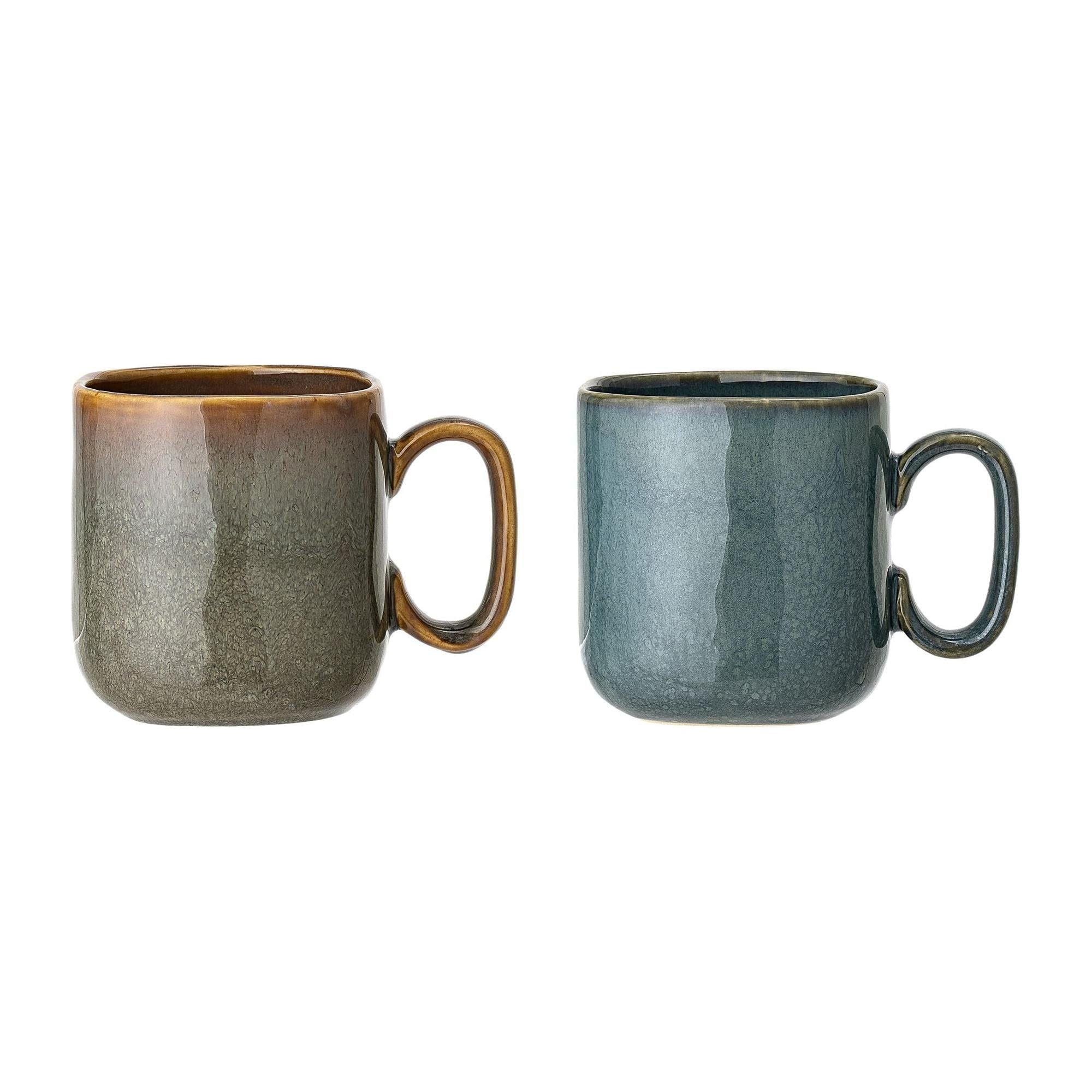 Bloomingville Aime Mugg Grön Stengods