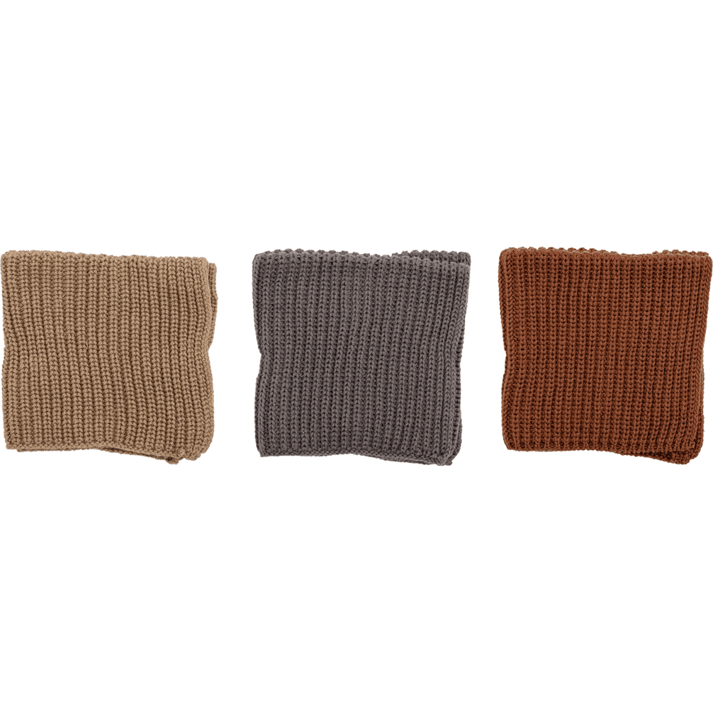 Bloomingville Ninna Disktrasa Grå Bomull 3 Pack