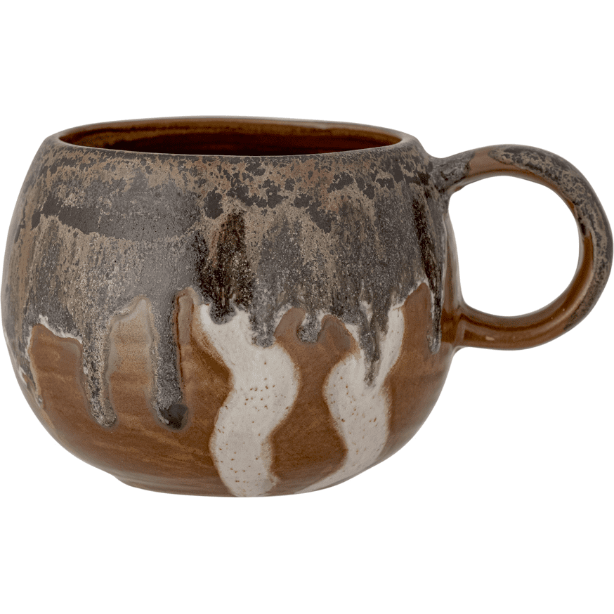 Bloomingville Senna Mugg Brun Stengods 51 cl