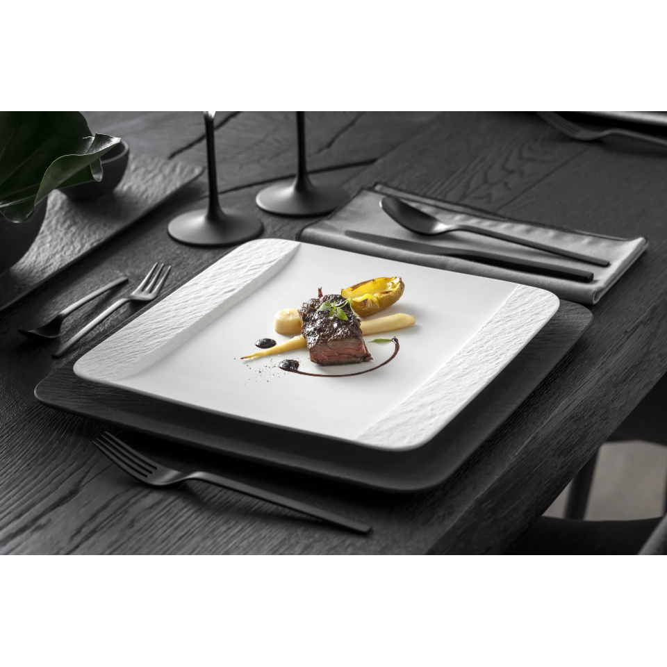 Villeroy & Boch Manufacture Rock Tallrik 28x28 cm Vit