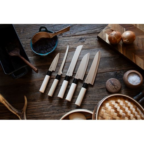 Satake Houcho Knivset i Balsabox