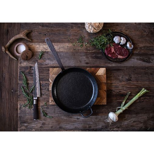 Satake Kuro BBQ Exklusiv Kolstålspanna, 28 cm