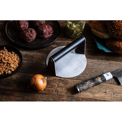 Satake Smash Burger Set, stainless steel