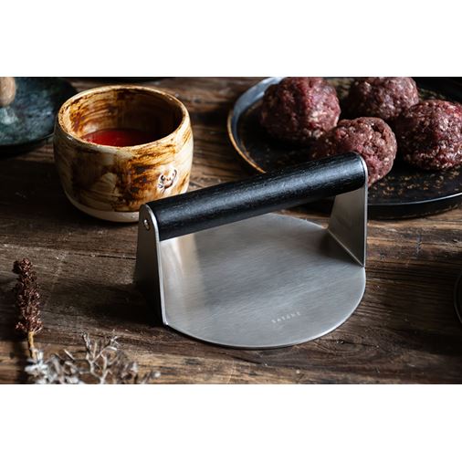 Satake Smash Burger Set, stainless steel