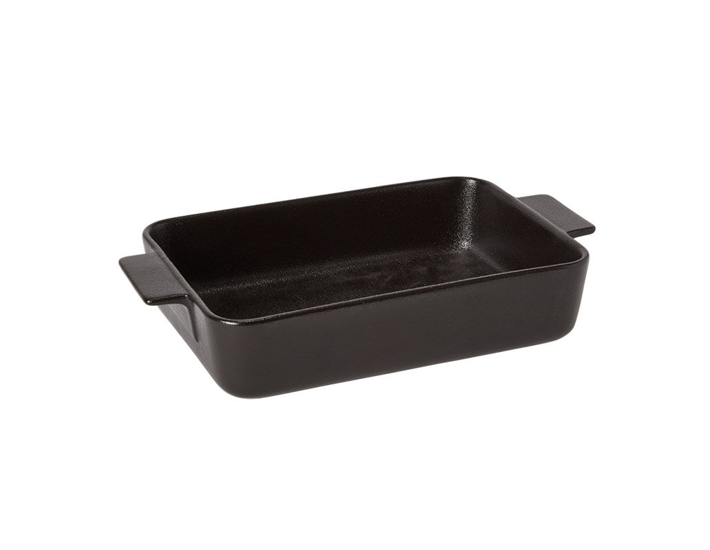 Satake Ugnsform svartglacerad porslin, 31 cm