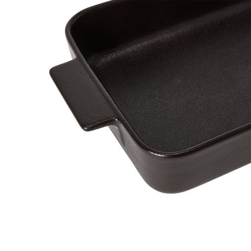 Satake Ugnsform svartglacerad porslin, 37 cm