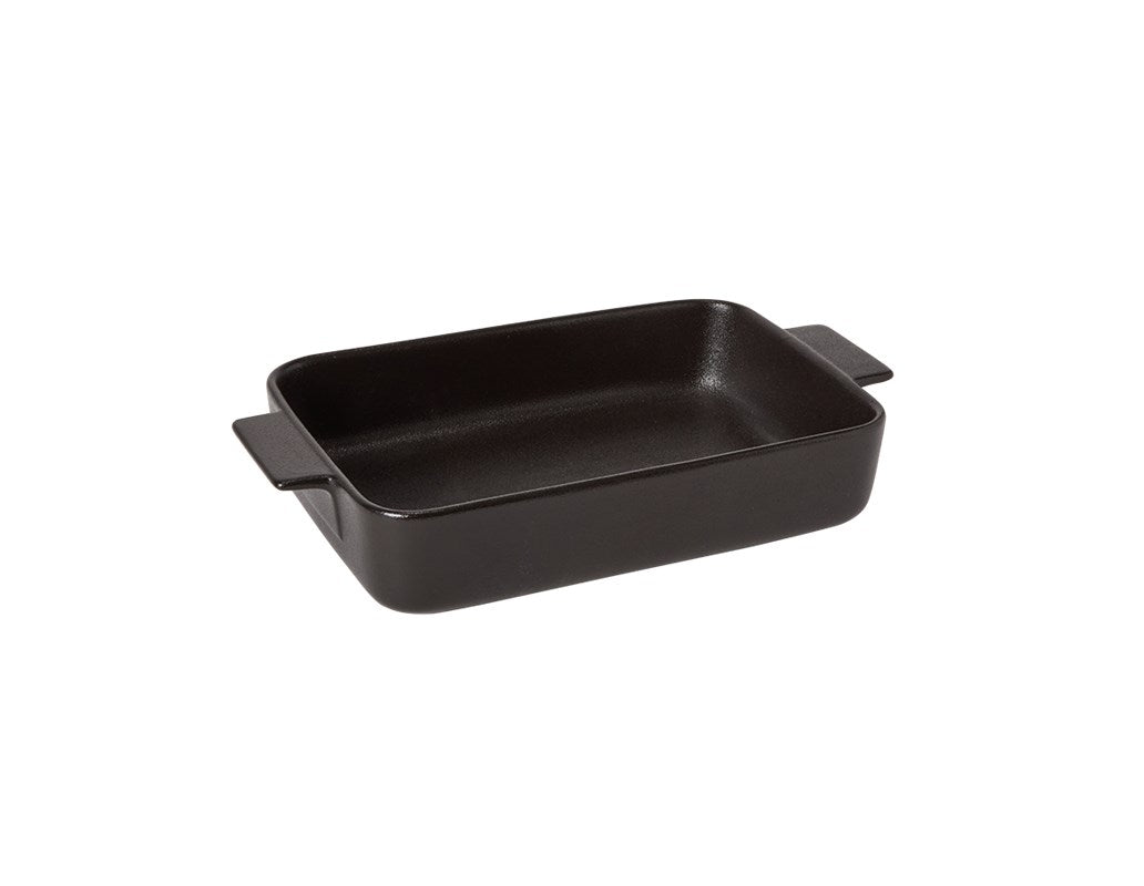 Satake Ugnsform svartglacerad porslin, 37 cm