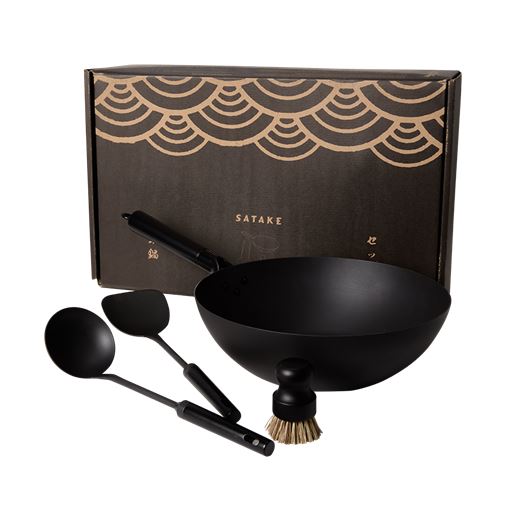Satake Wok-set Kolstål