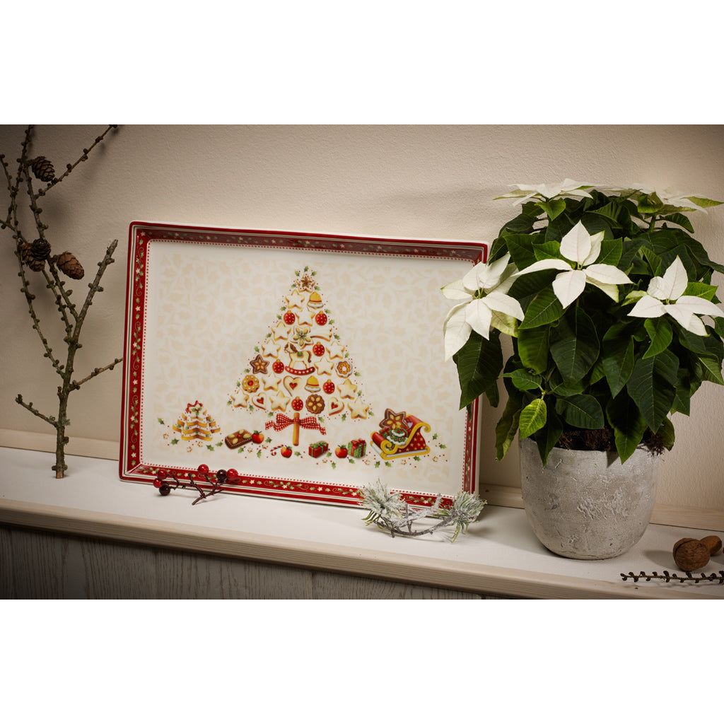 Villeroy & Boch Winter Bakery Delight Rektangulärt kakfat stort 1200 ml