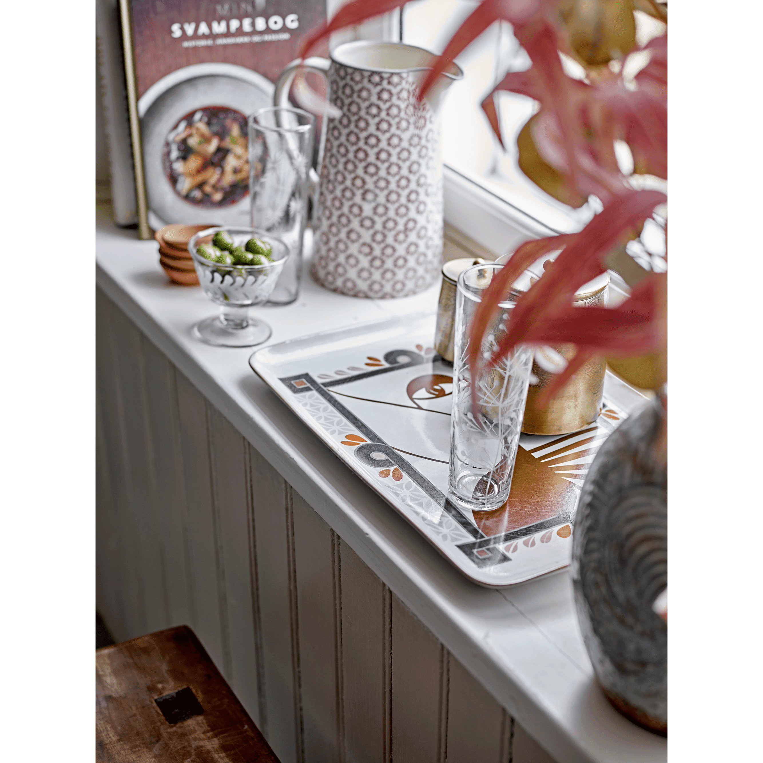 Bloomingville Rika Bowl Klar Återvunnet Glas 8 cm