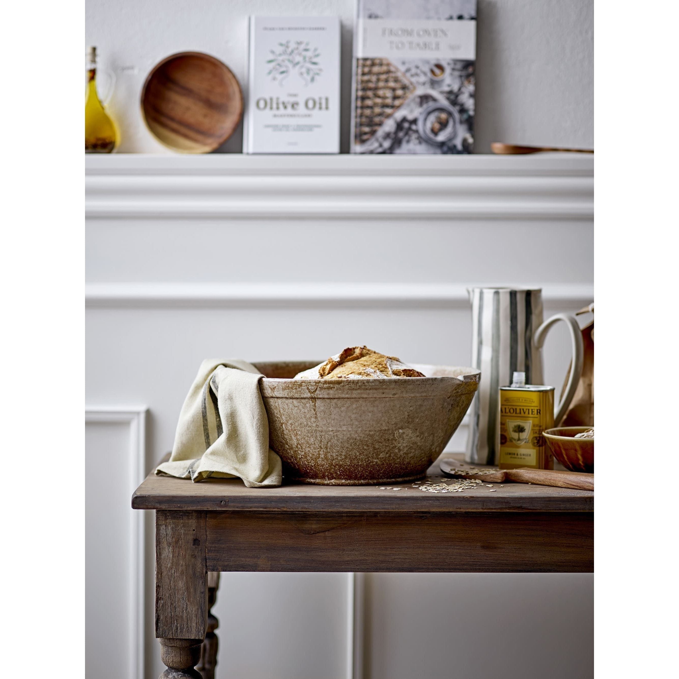 Bloomingville Lani Bakskål Brun Stengods 7,2 l