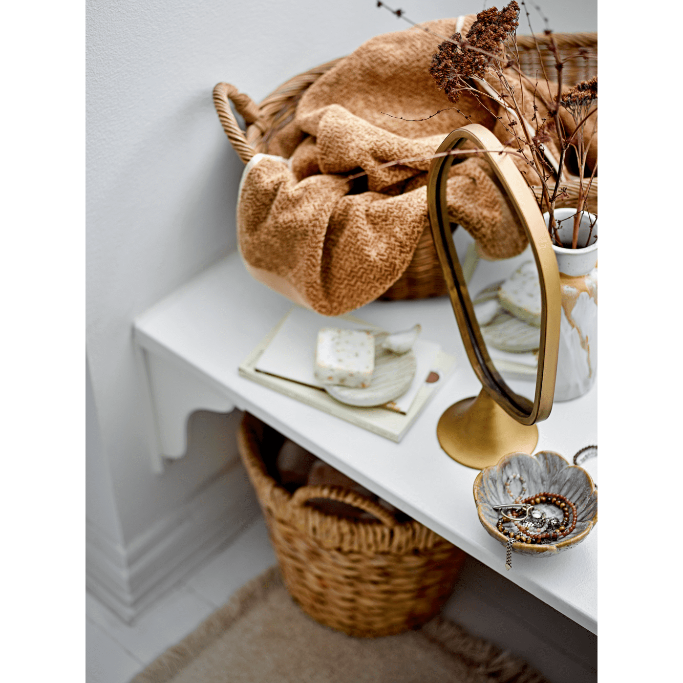 Bloomingville Adorah Skål Natur Stengods 130 ml