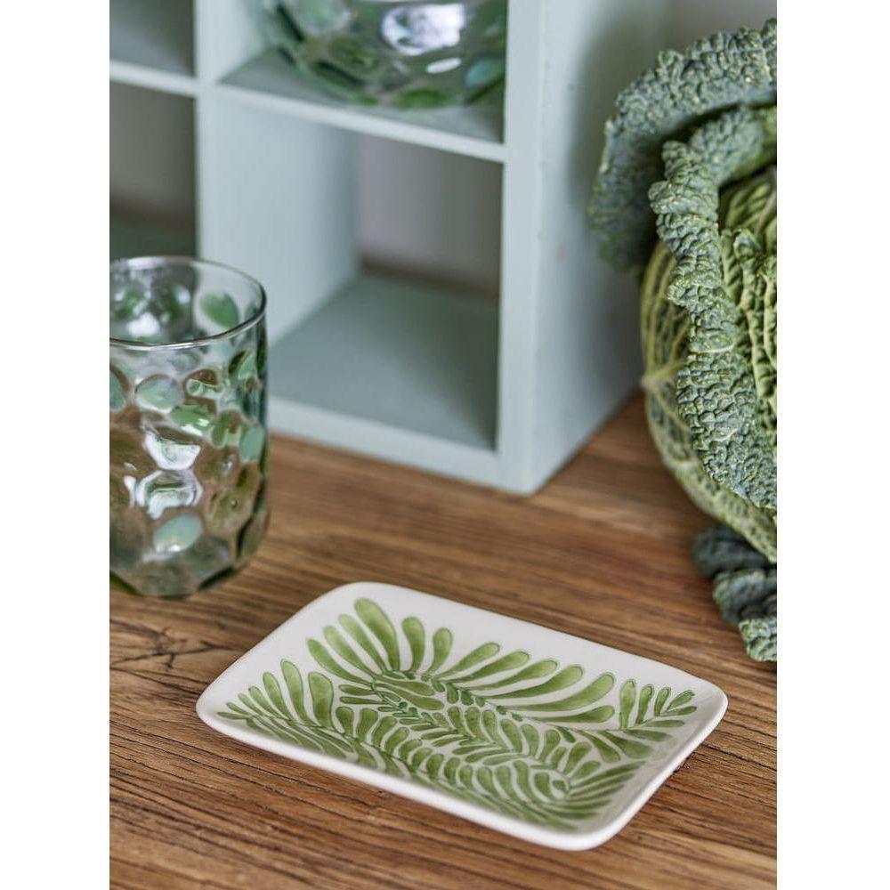 Bloomingville Fauni Fat Grön Stengods 15x11,5 cm