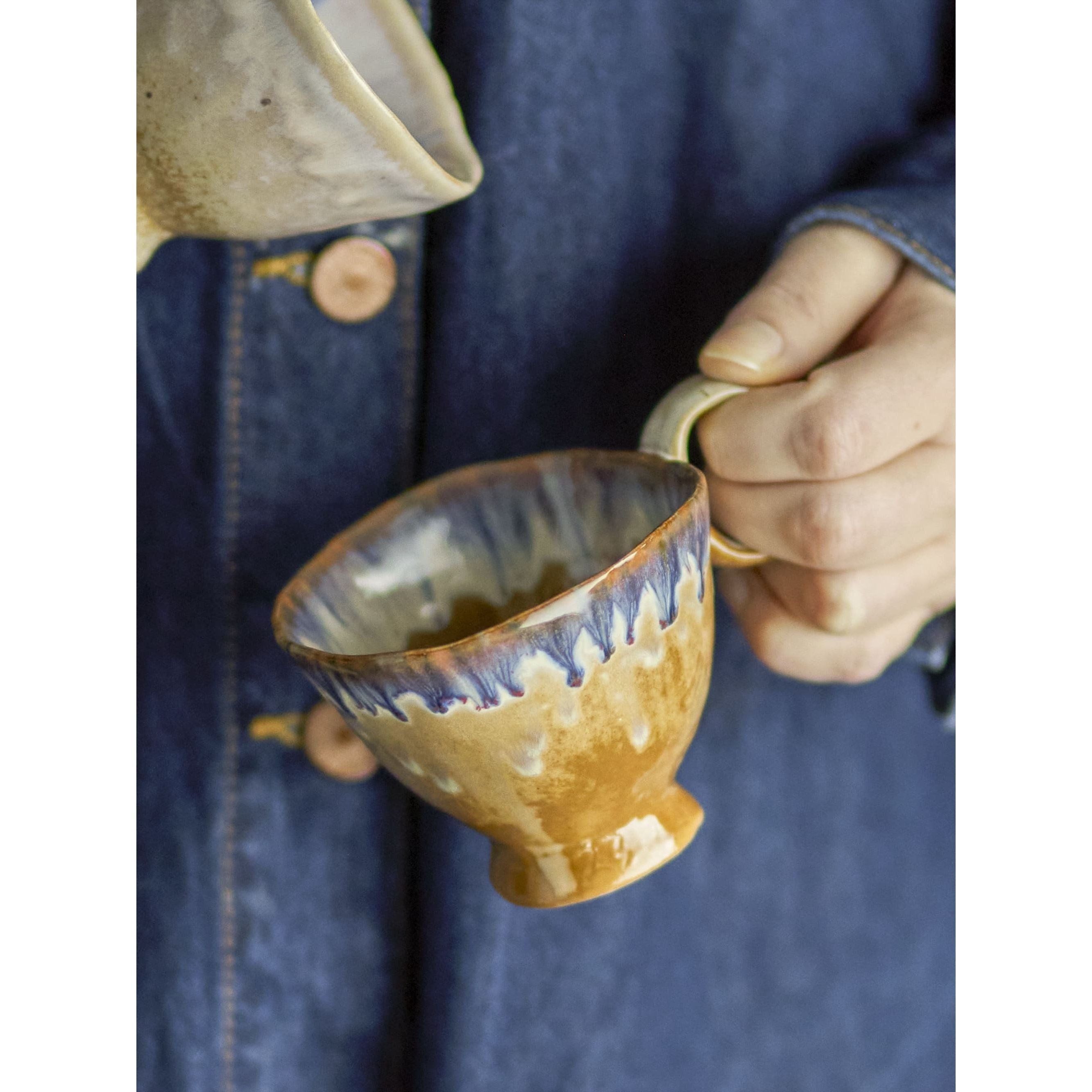 Bloomingville Imogen Kopp Blå Stengods 17,5 cl