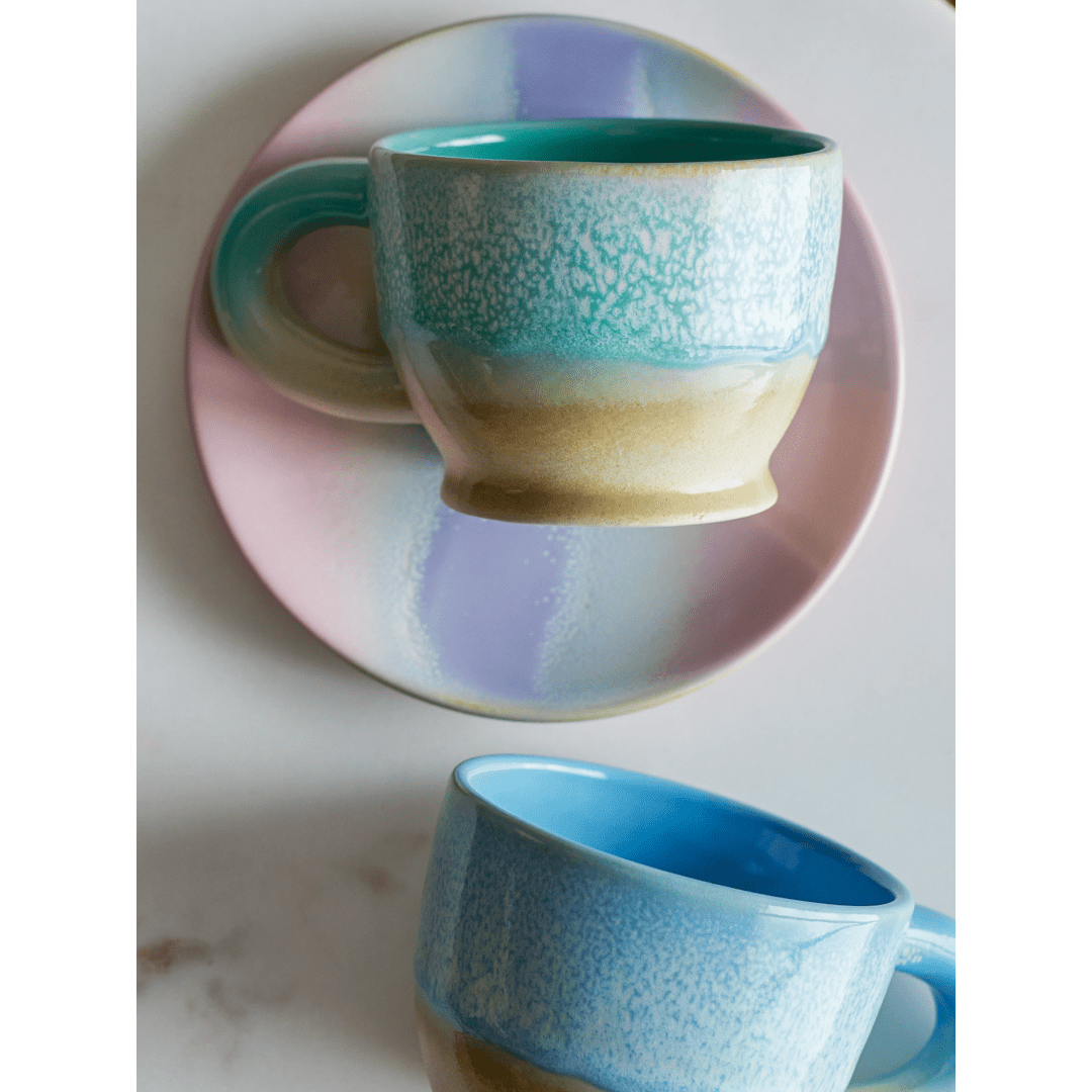 Bloomingville Safie Mugg Grön Stengods 30 cl