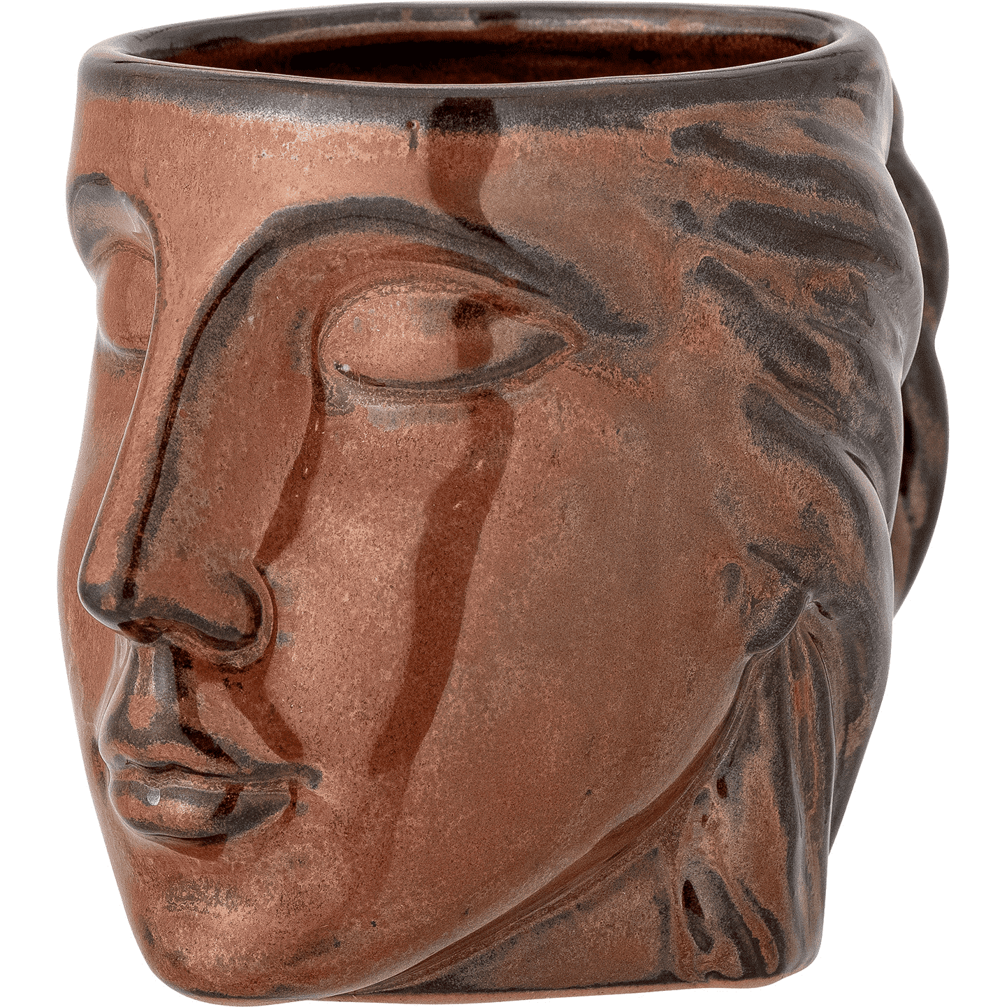 Bloomingville Reeha Mugg Brun Stengods Ø8