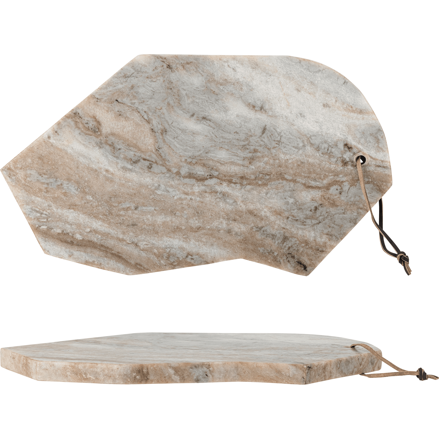 Bloomingville Ziggy Skärbräda Natur Marmor 40,5x23 cm (SEPTEMBER)