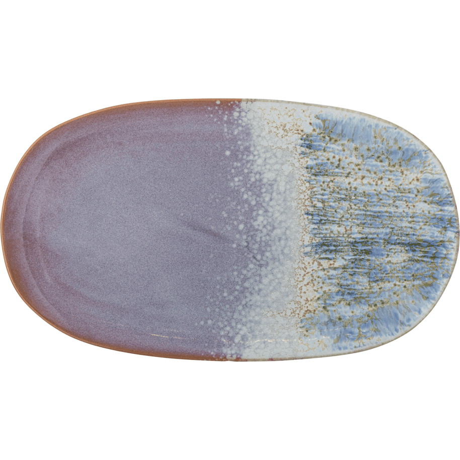 Bloomingville Cloe Serveringfat Blå Stengods