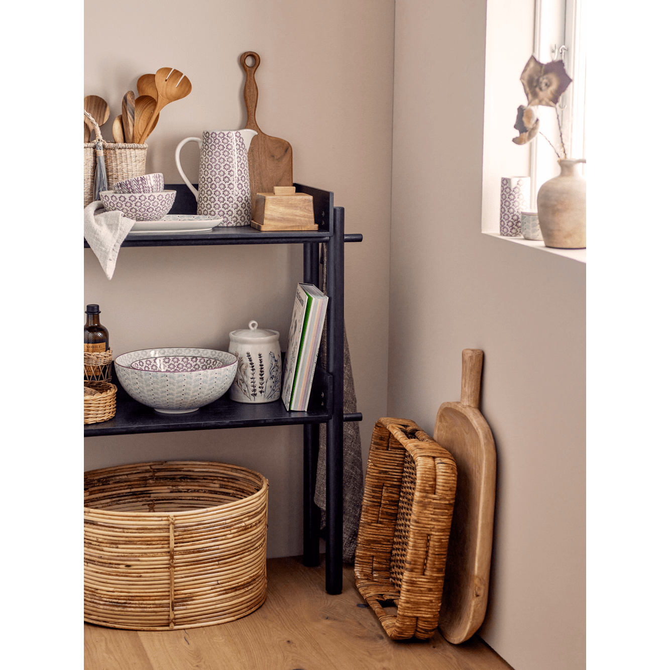 Bloomingville Diann Bricka Brun 2 Pack