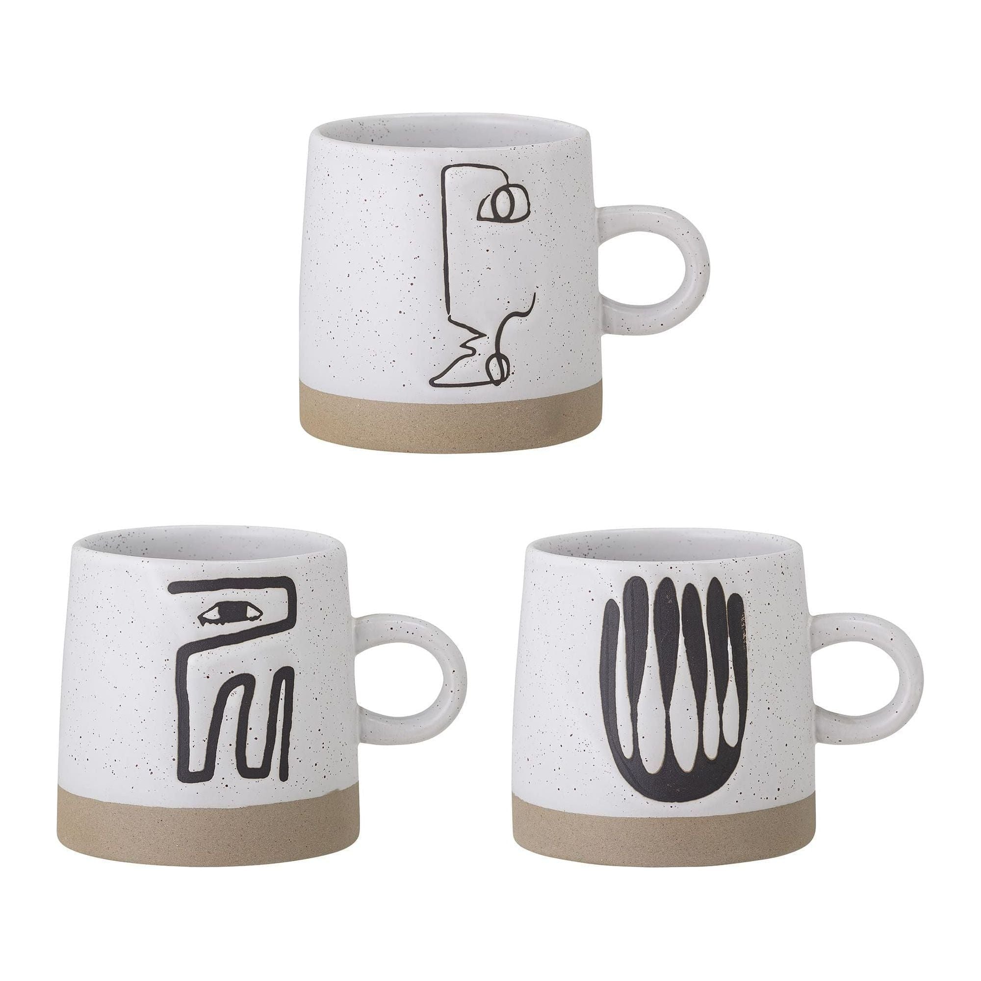 Bloomingville Eliana Mugg 3 delar 36 cl